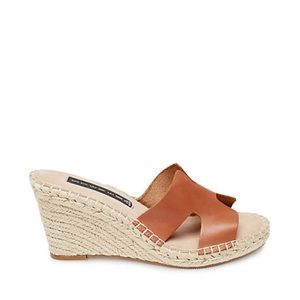 steve madden eryk wedge cognac